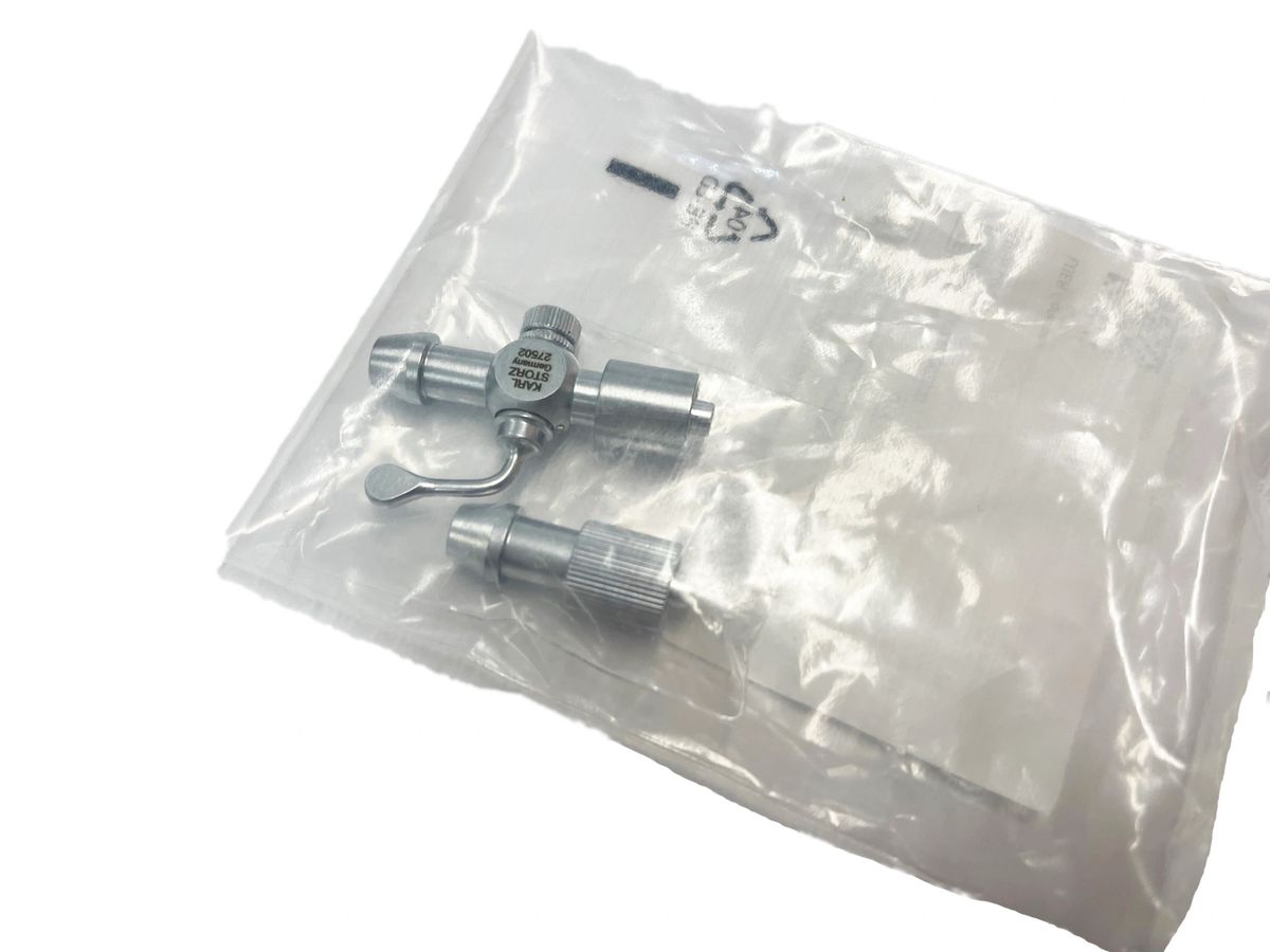 Storz 6002000 Luer Stopcock and Cone Set 27500 & 27502. New!